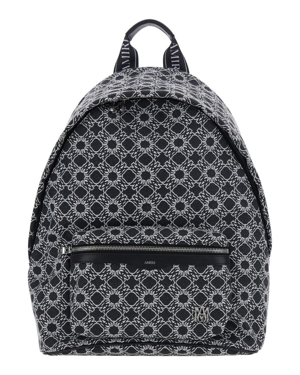 Amiri Gray Backpack Ma Quad Tech Fabric Backpacks for men