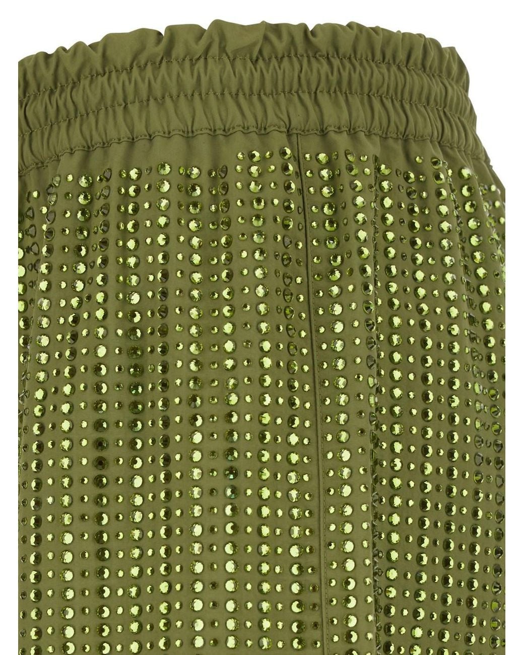 VENUJA Green Shorts Swimsuit With Elastic Waist And Drawstring