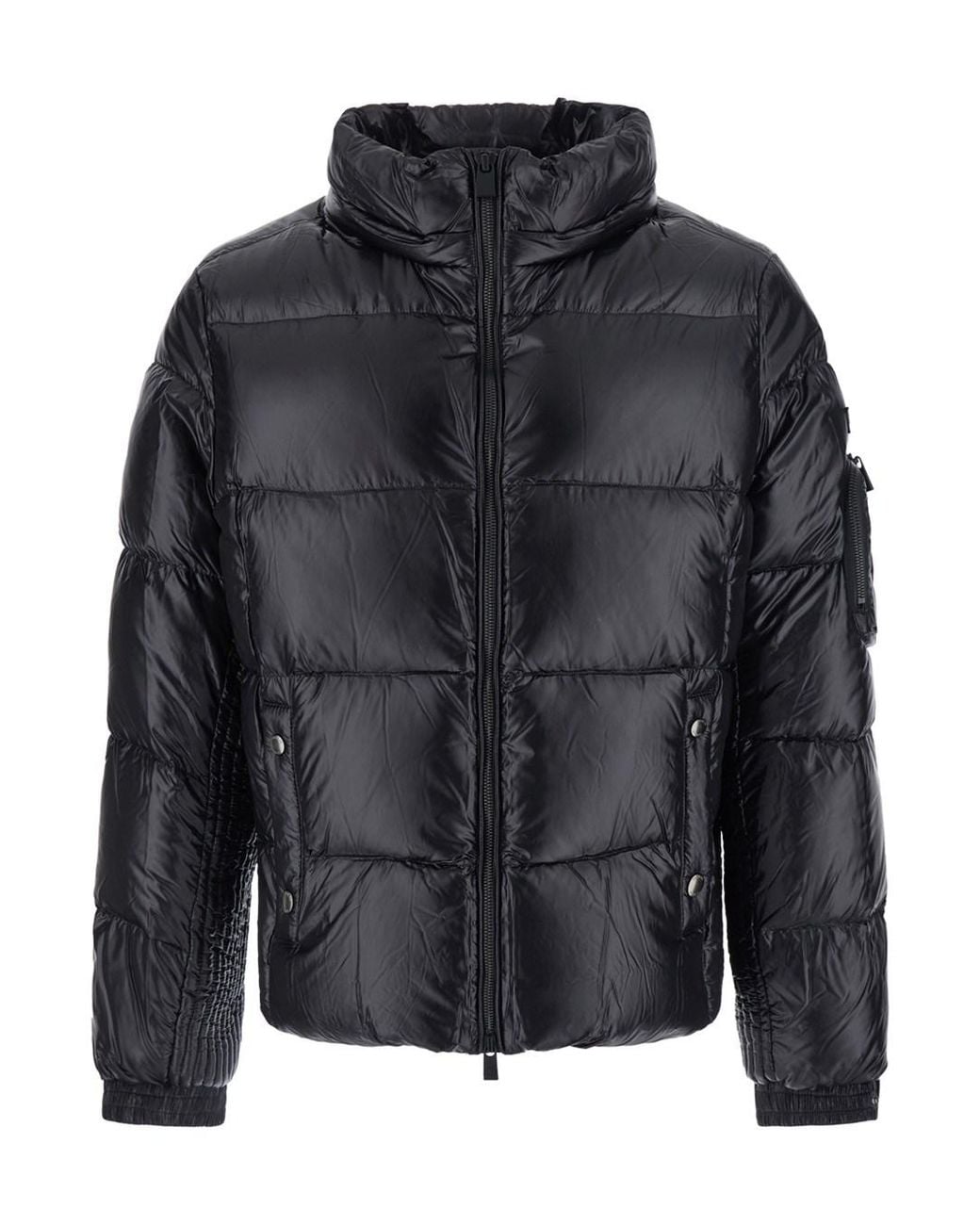Tatras Black Down Jacket Belbo With High Collar And Long Sleeves for men