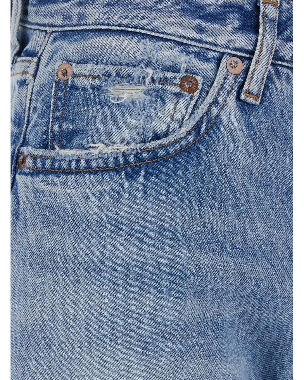 Agolde Blue Five-Pocket Jeans