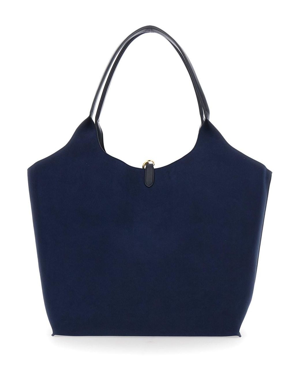Stella McCartney Blue Stella Mccartney Circular Logo Reversible Tote Bag