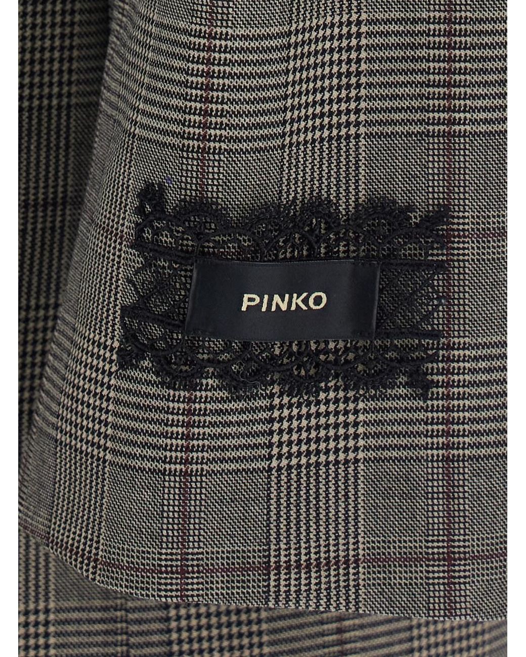 Pinko Black Blazer, Wool Blend Polyester Blazers