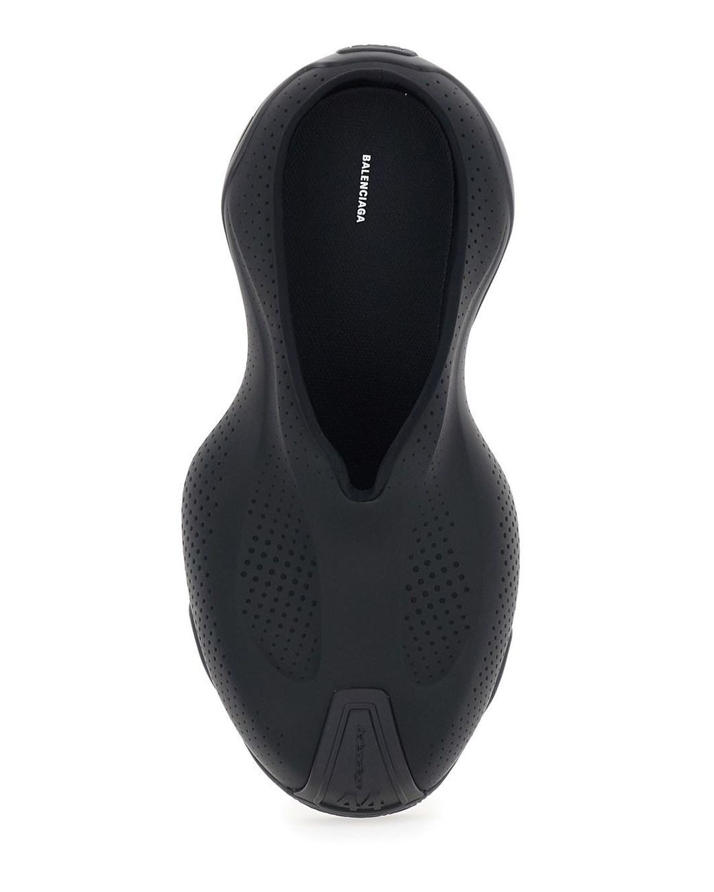 Balenciaga Black Mule Basketball Slip-On Tech Fabric Polyurethane for men
