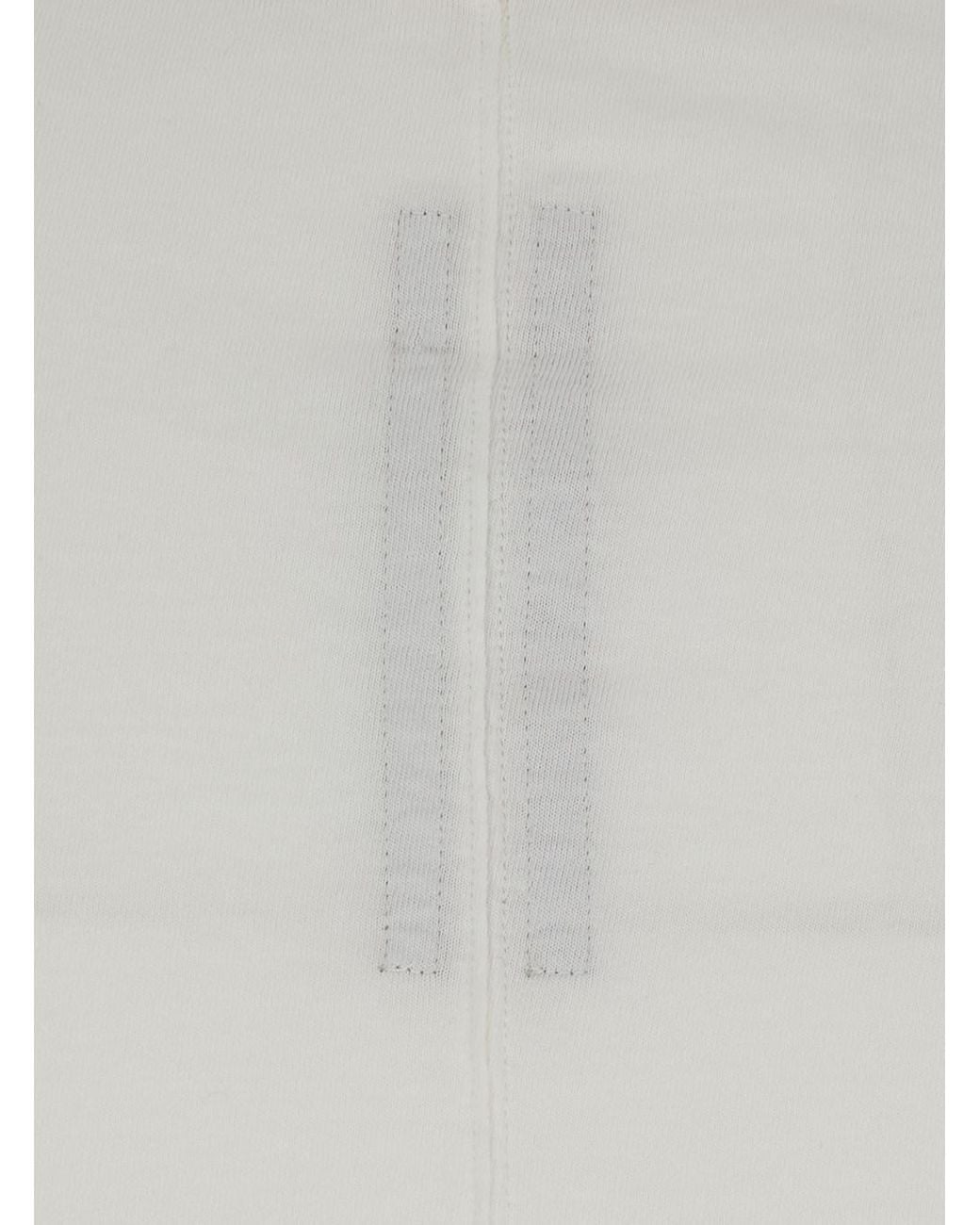 Rick Owens White Essential Cropped T-Shirt