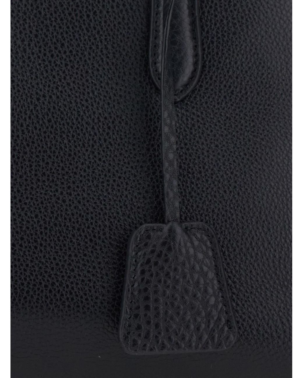 NOTHING WRITTEN Black 'Kate' Handbag With Two Top Handles