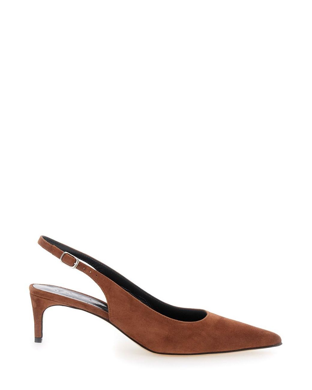 Le Plain Brown 'Luisa' Slingback Pumps With Low Heel
