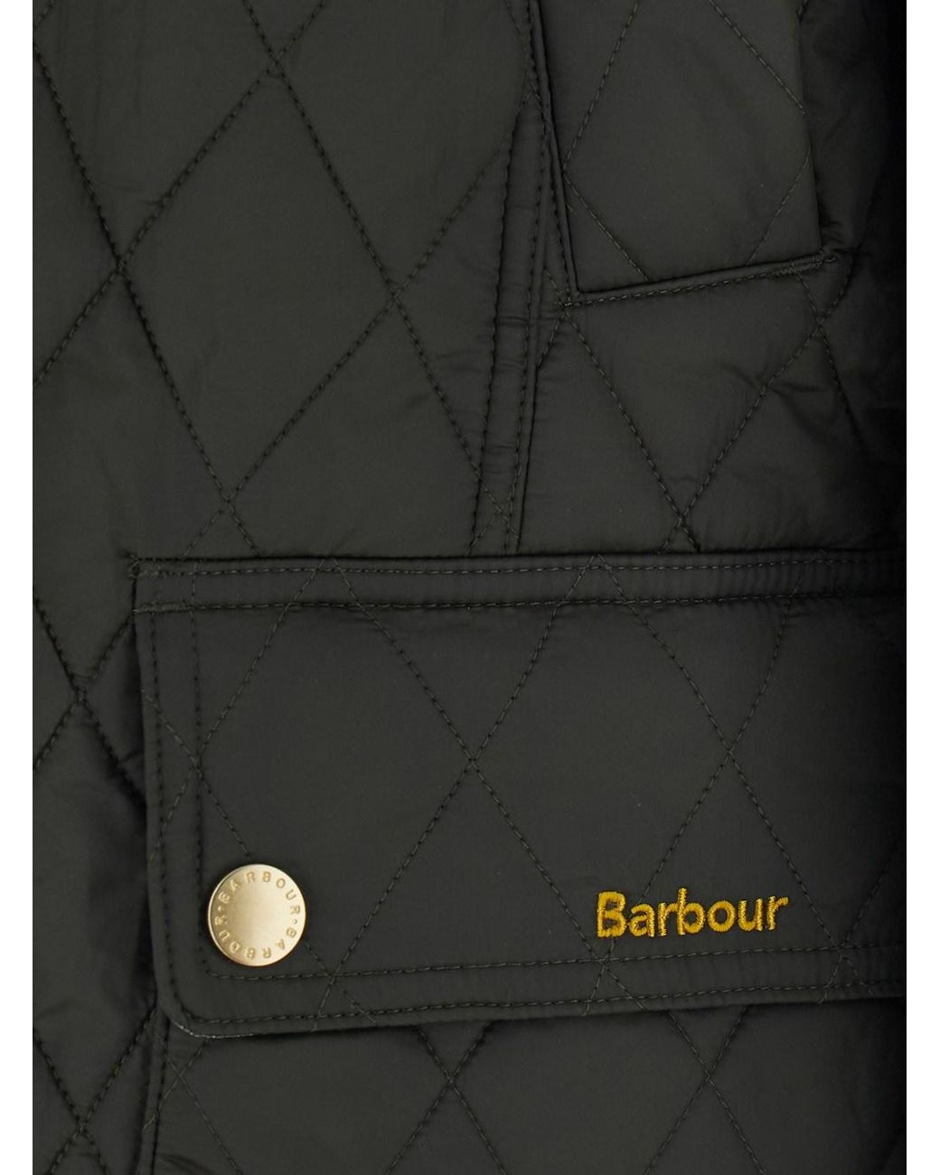 Barbour Black Quilted Jacket Modern Beadnell Tech Fabric Coat