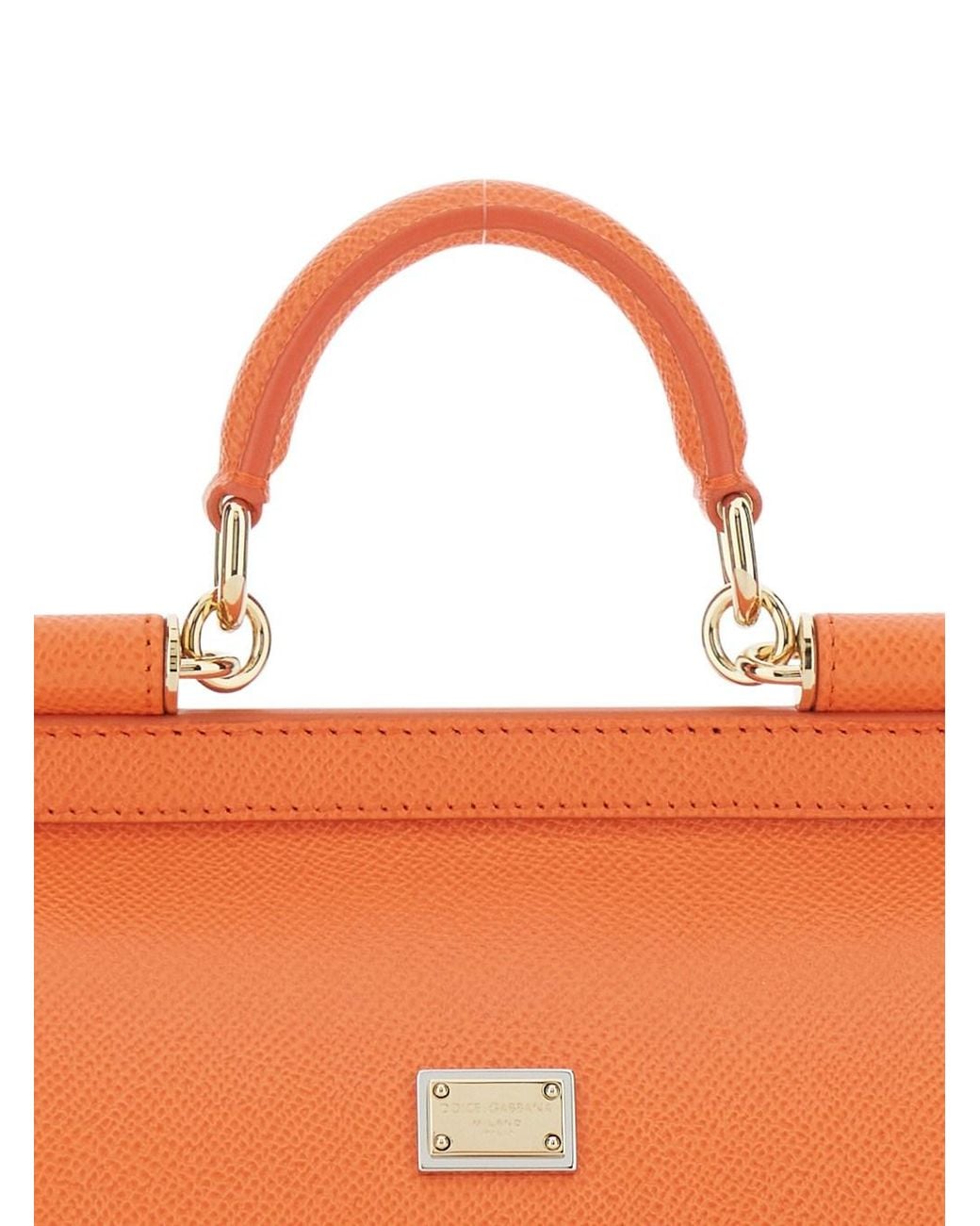 Dolce & Gabbana Brown Handbag Sicily Leather