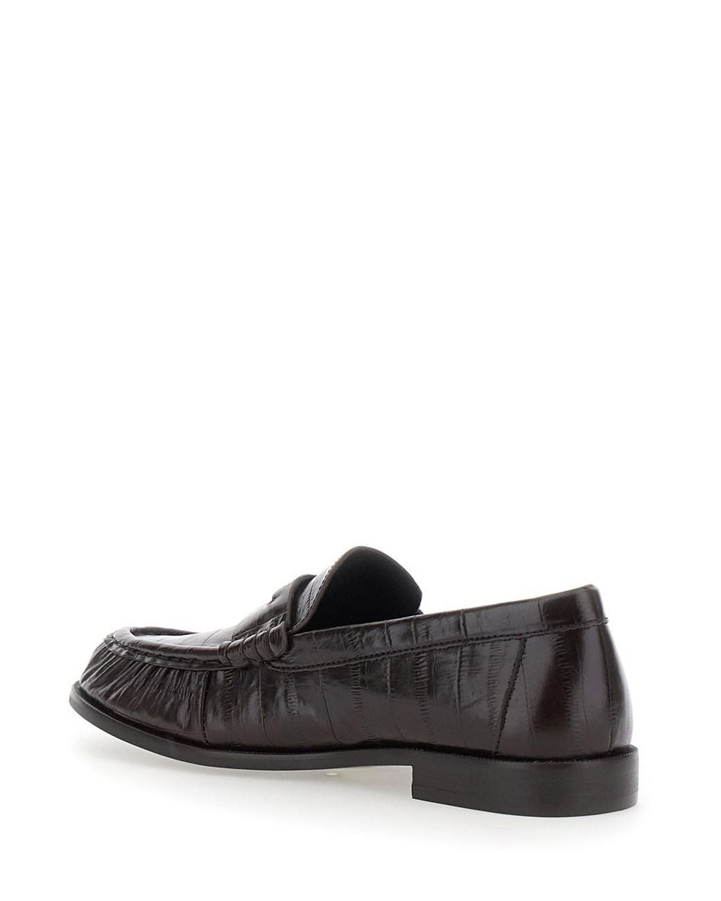 Jeffrey Campbell White Leather Loafers With Thick Sole And Heel