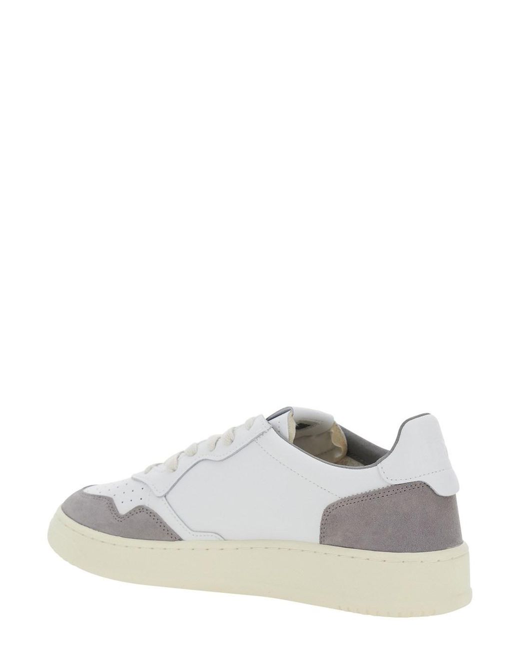 Autry White Low Top Sneakers Medalist Suede Trainers for men