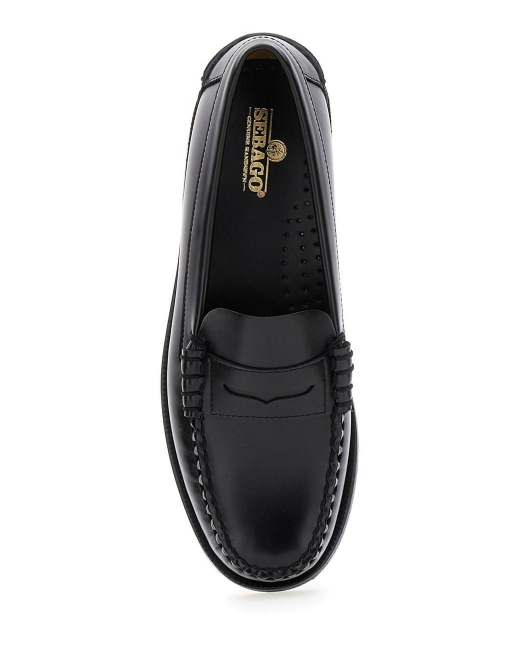 Sebago Black Pull-On Loafers
