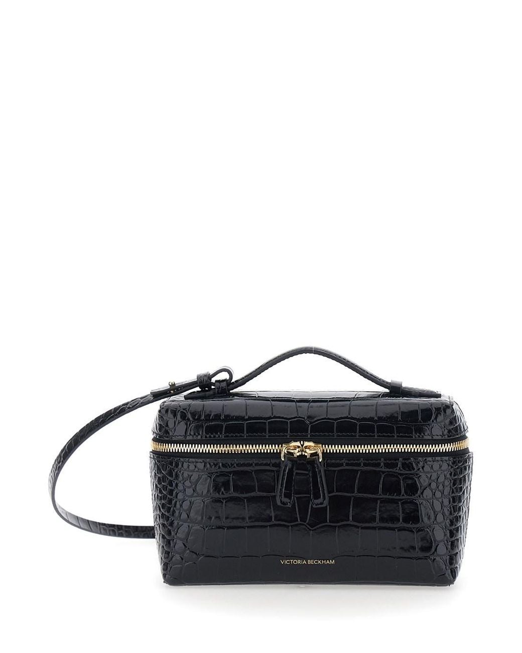 Victoria Beckham Black Crossbody Bag Patent Leather