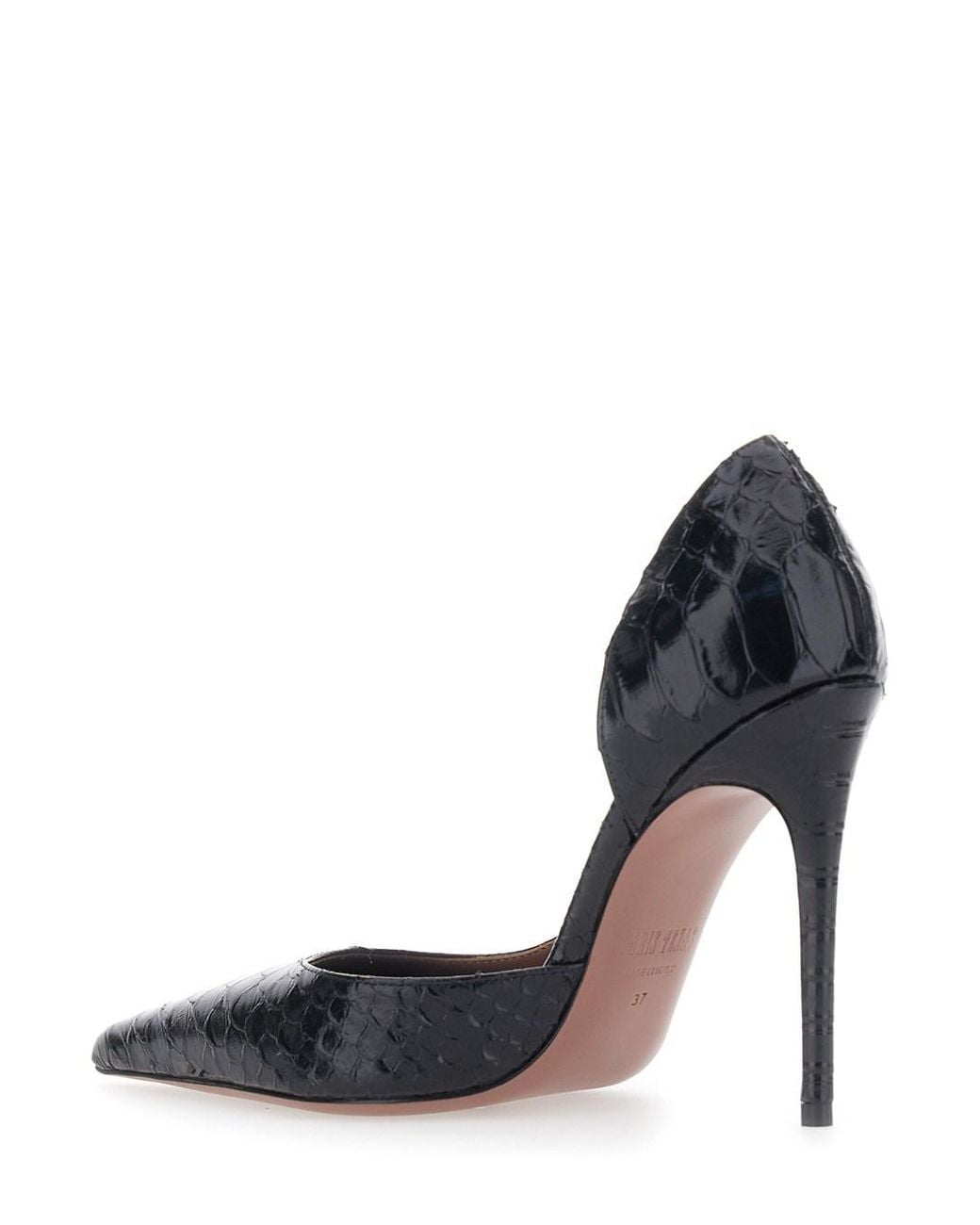 Paris Texas Black Vera Pointed-Toe Pumps