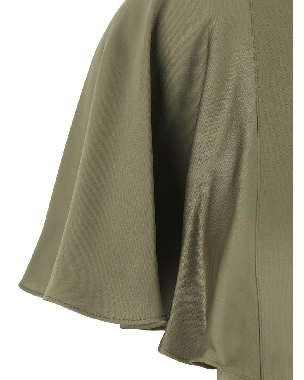 MICHAEL Michael Kors Green Cape Sleeve Top Polyester Tops