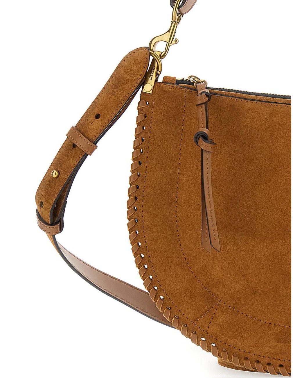 Isabel Marant Brown Oskan Soft Small Shoulder Bag (34 Cm Removable Handle)
