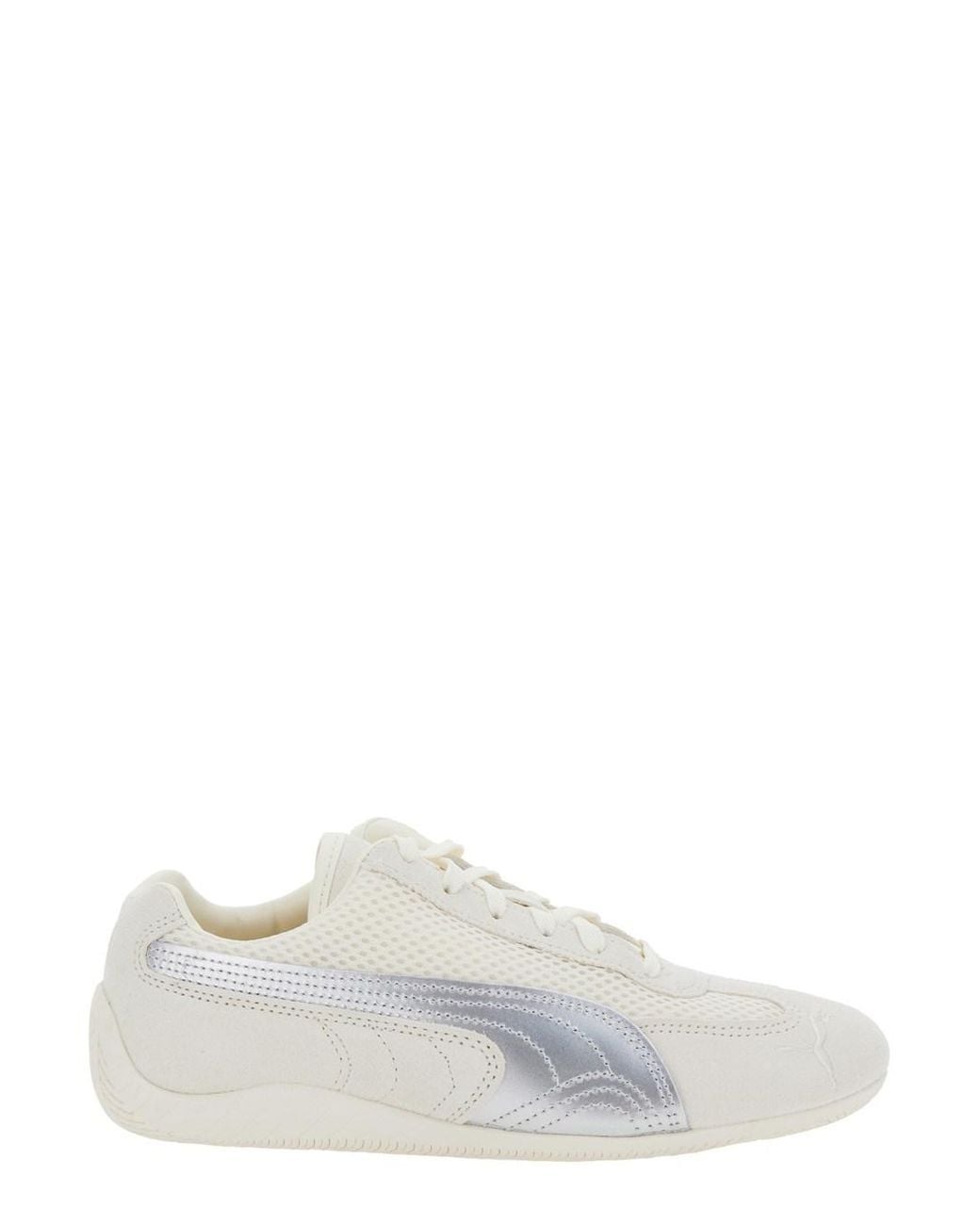 Sneaker 'Speedcat' Low Top Con Patch Logo Sulla Linguetta E Detta di PUMA in White