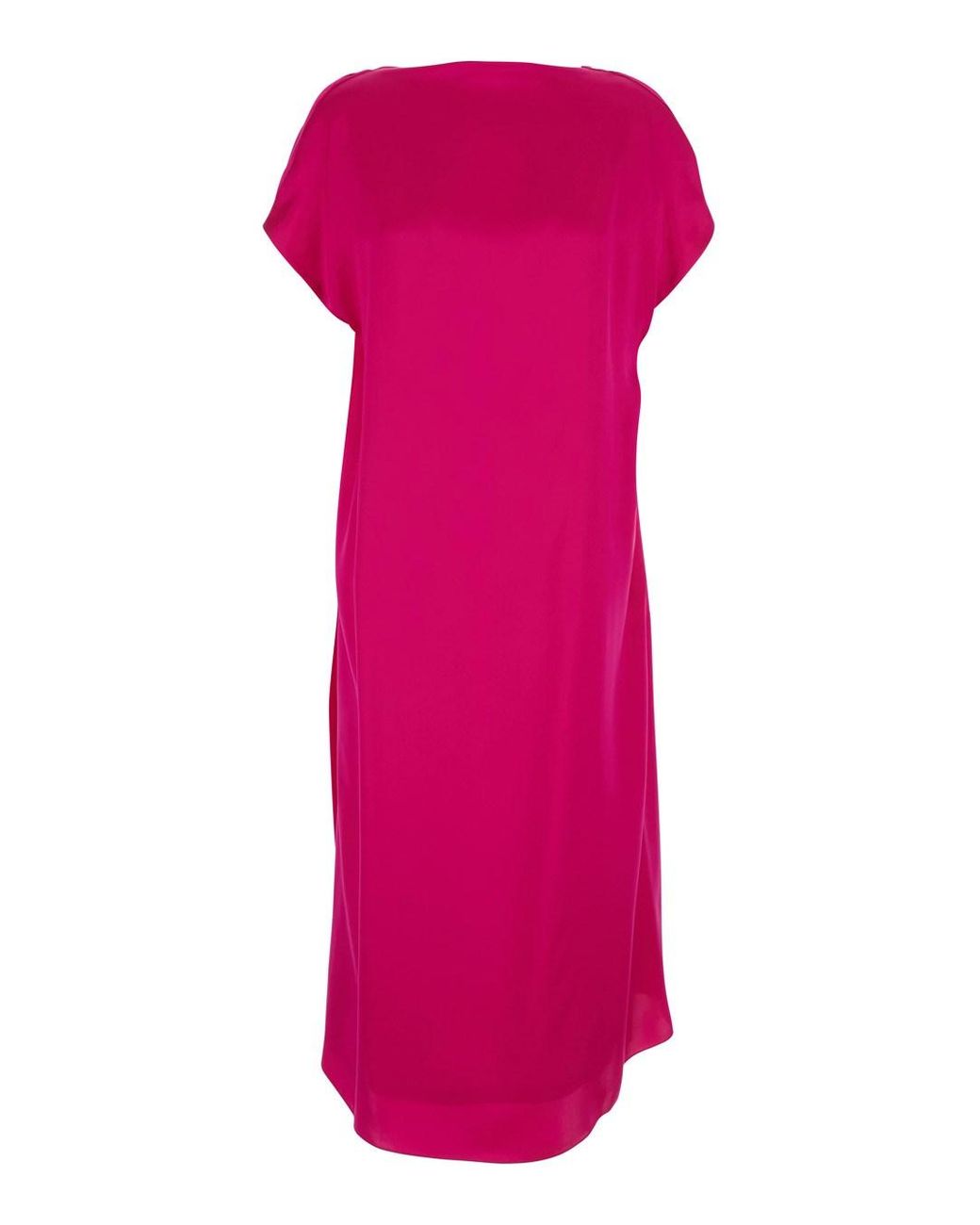 Dries Van Noten Pink Dress Diria Silk