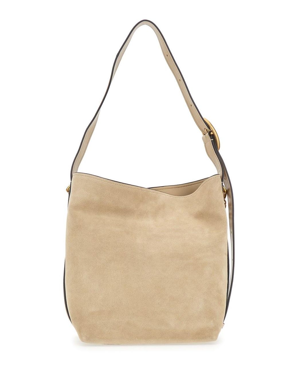 MICHAEL Michael Kors Natural Shoulder Bag Nolita Suede Cow Leather