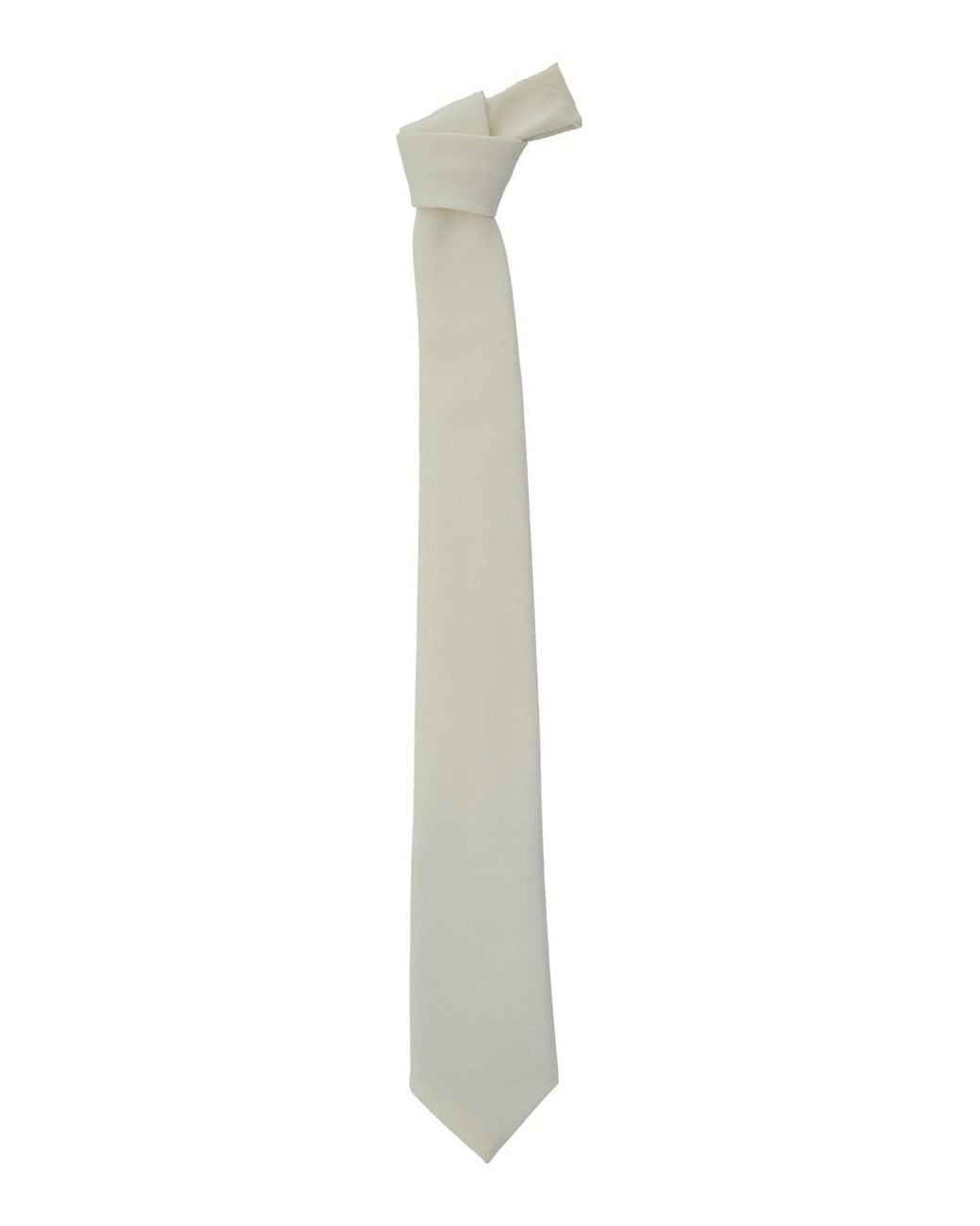 Emporio Armani White Tie, Stretch Wool for men