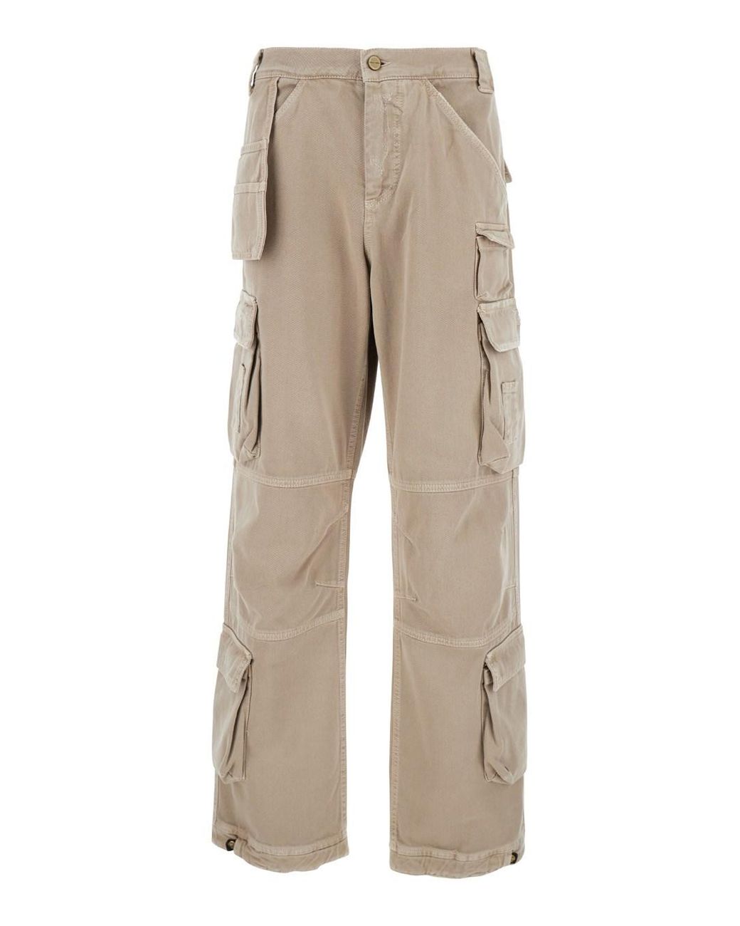 Cultura Natural Cargo Pants With Logo Patch for men