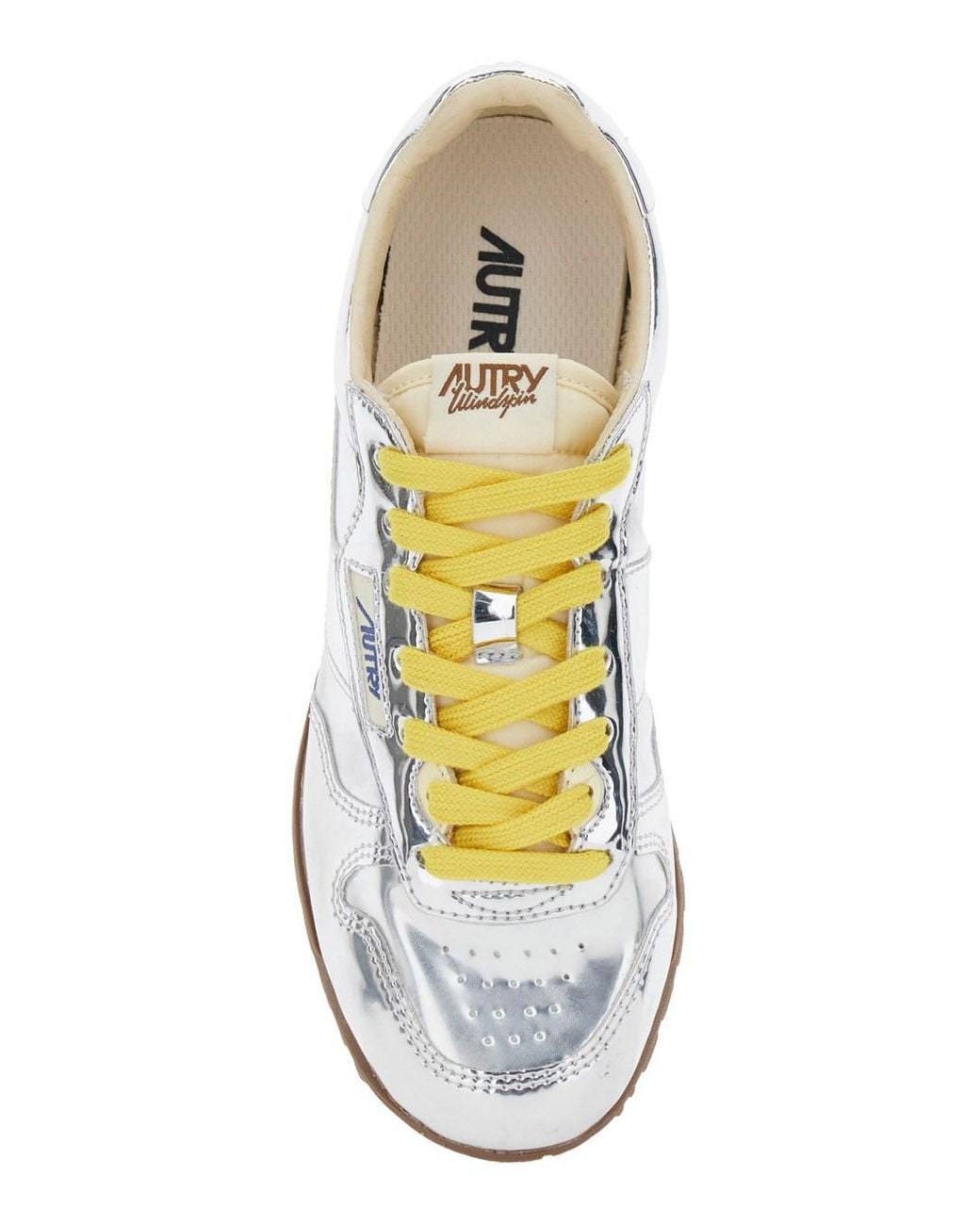 Autry White 'Windspin Low' Colored Sneaker With Logo On The Side