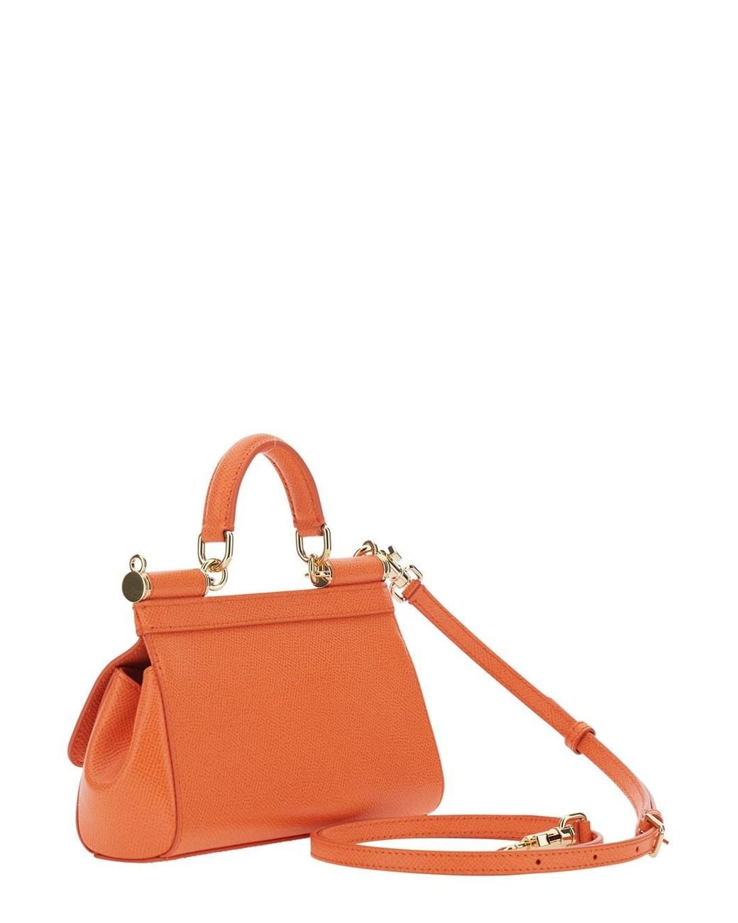 Dolce & Gabbana Brown Handbag Sicily Leather