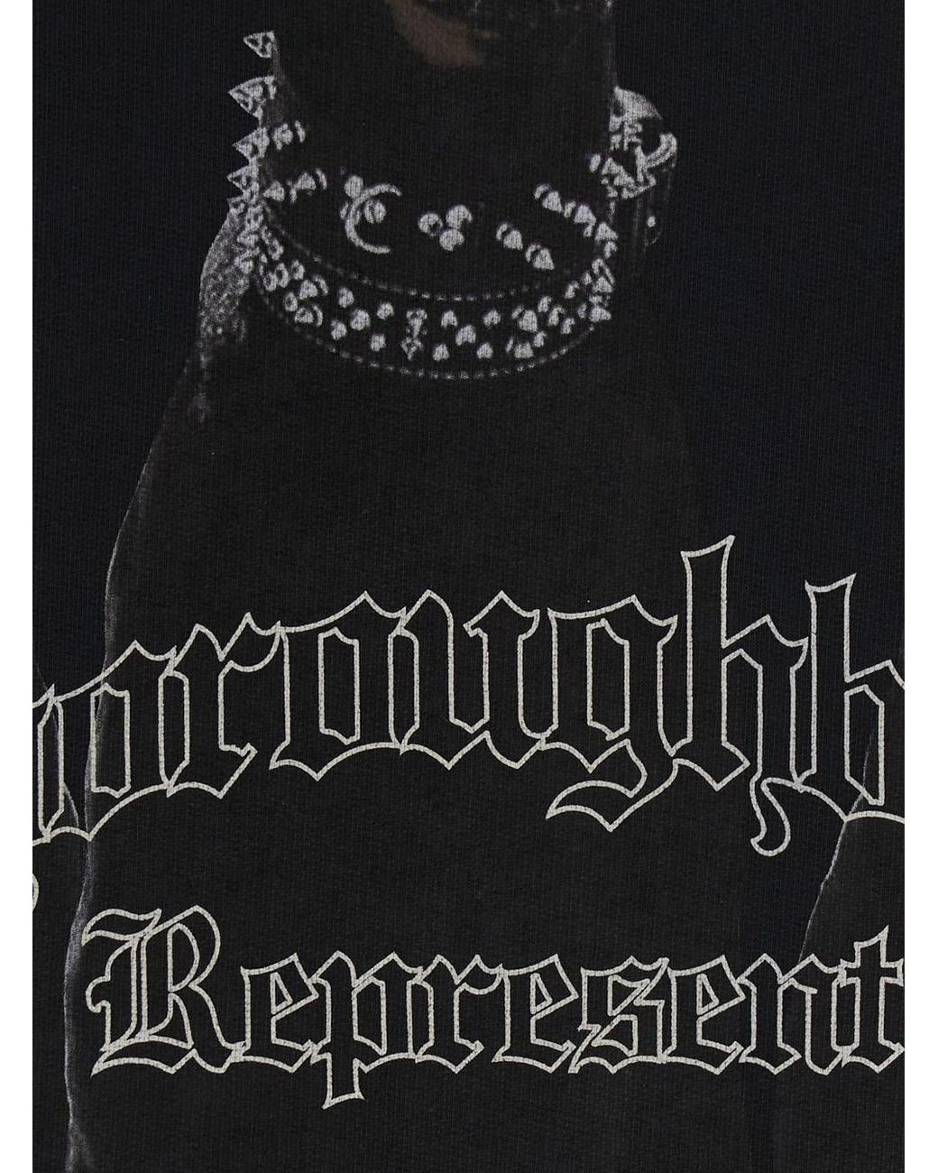 Represent Blue Hoodie Cotton Sweatshirts for men