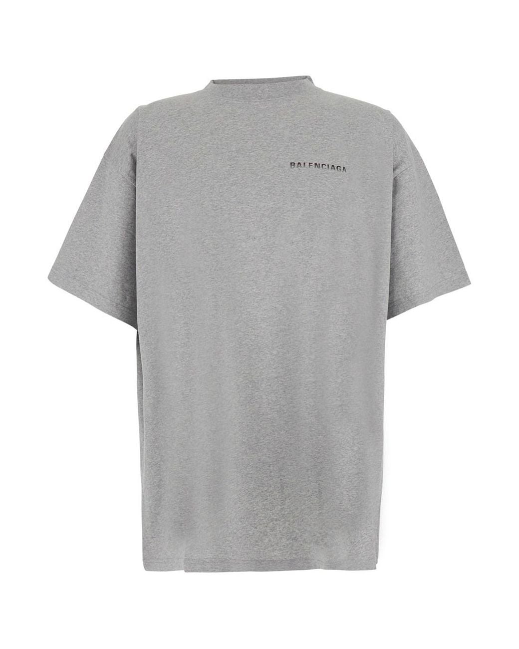 Balenciaga Gray Zn Bal Back Gradient Dry Jer for men