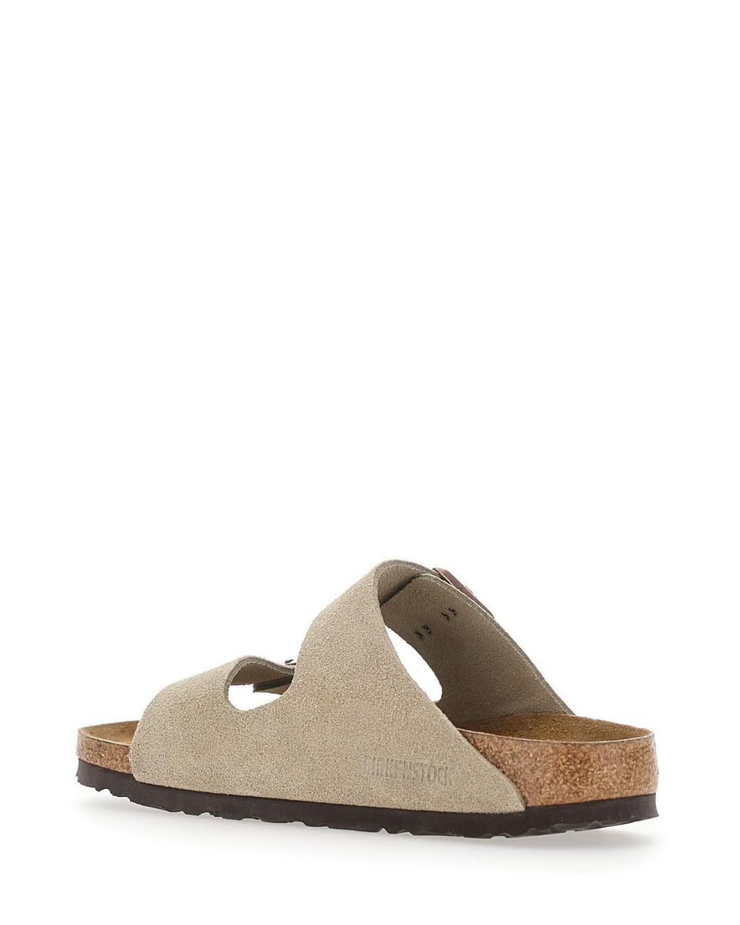 Birkenstock Natural Sandals Arizona Sfb Leve Suede Sole