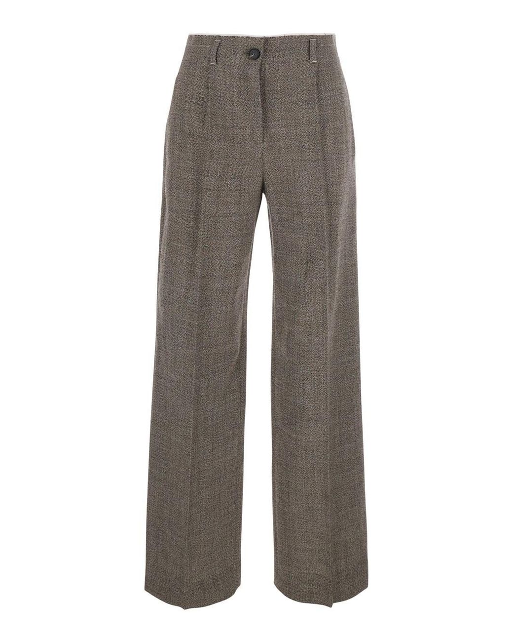 Tela Gray 'Martini' Pants With Belt Loops