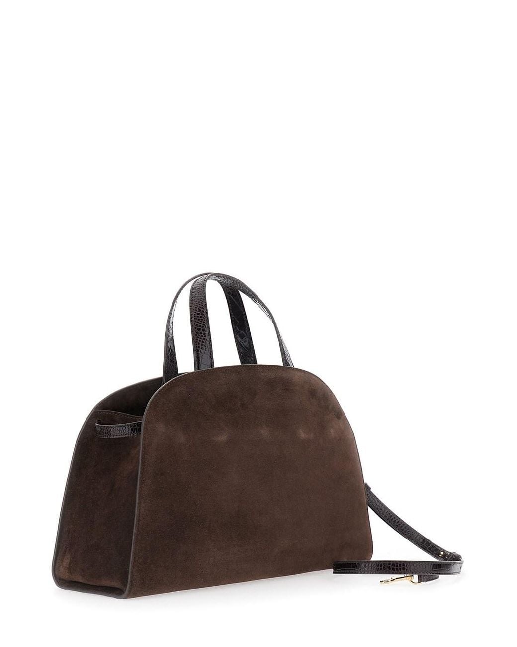 Tory Burch Brown 'Romy' Handbag With Adjustable And Removable Shoulder