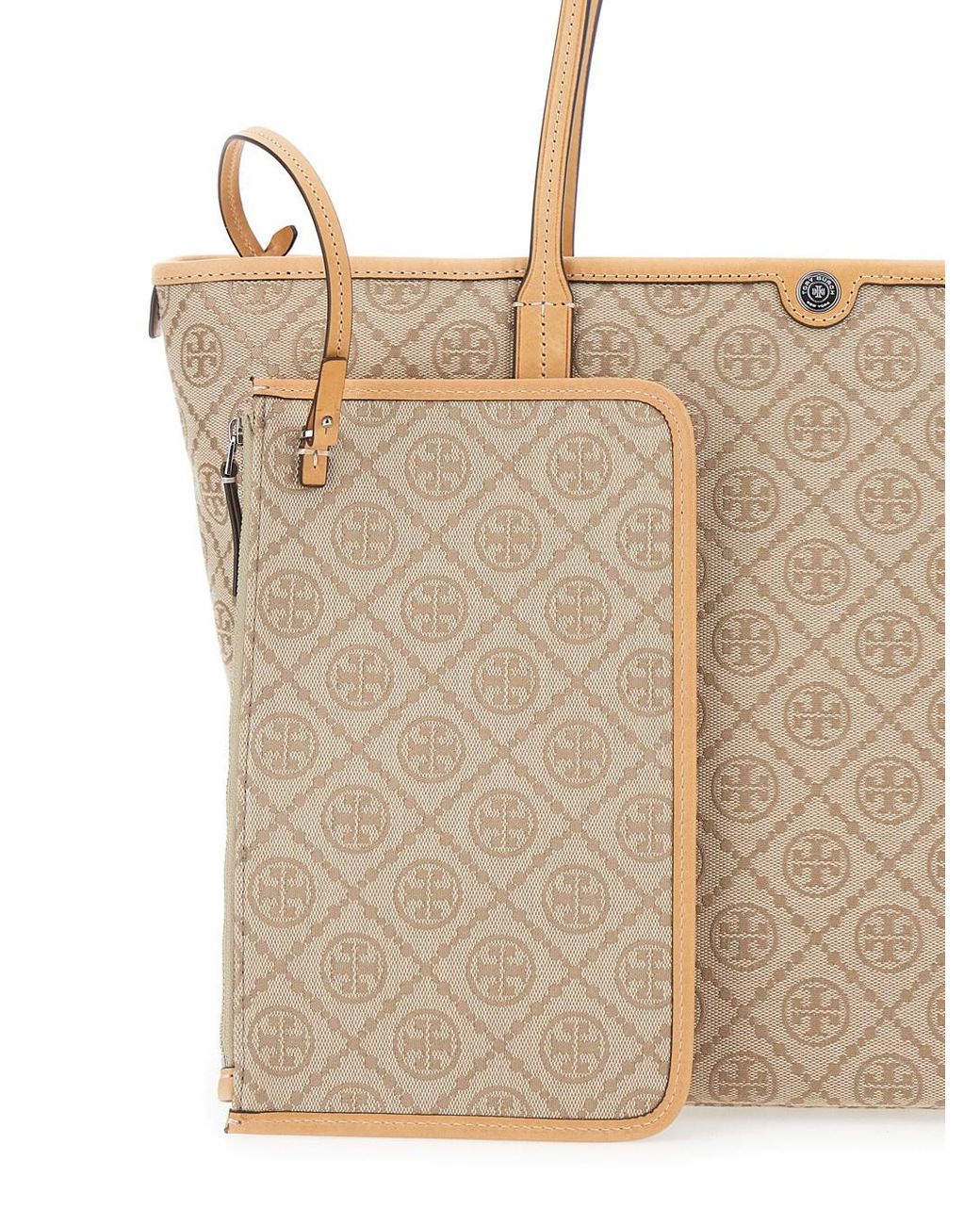 Tory Burch Natural Tote Bag Canvas