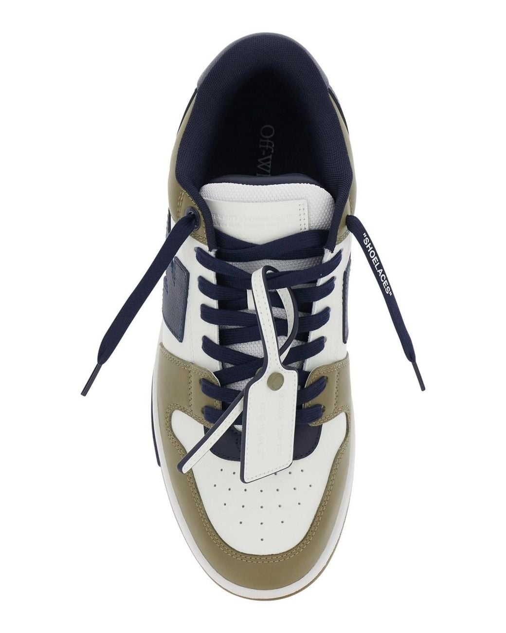 Off-White c/o Virgil Abloh White Color Block Sneakers for men