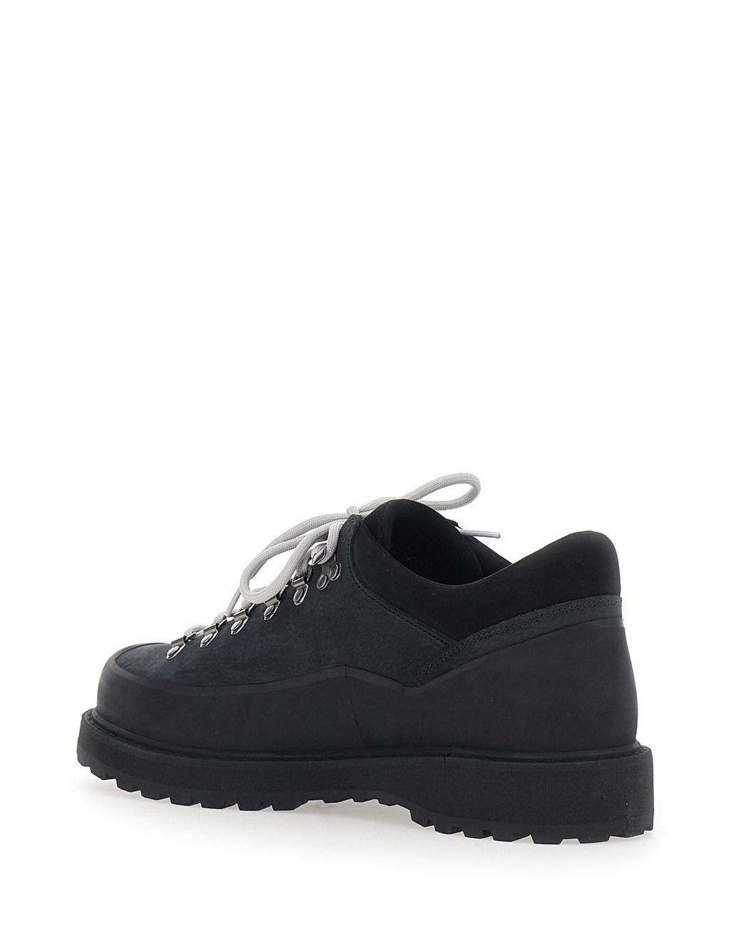 Diemme Black Ankle Boots Cornaro Nubuck for men