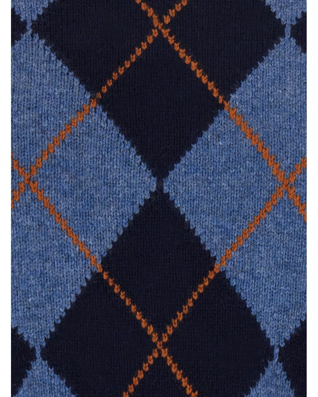 Twinset Blue Intarsia
Argyle Blu
