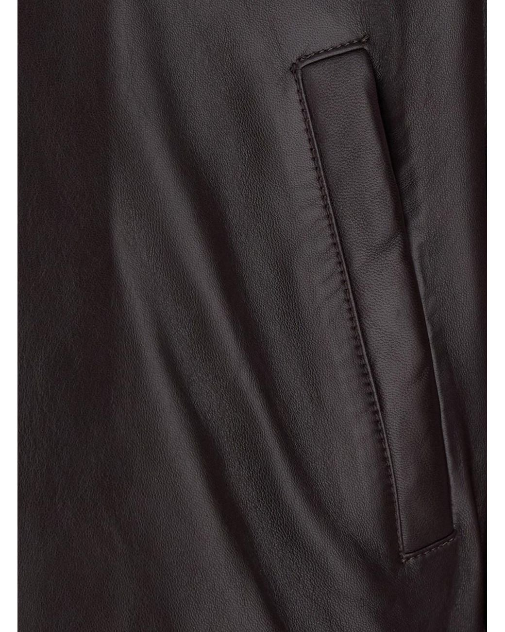 AMI Black Zipped Jacket With High Collar And Long Sleeves for men