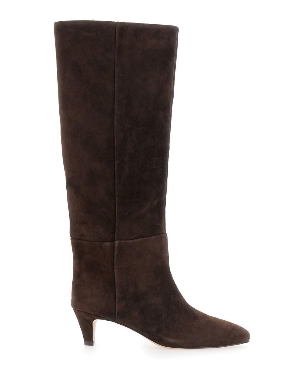 Twinset Brown Knee-High Boots With Medium Heel