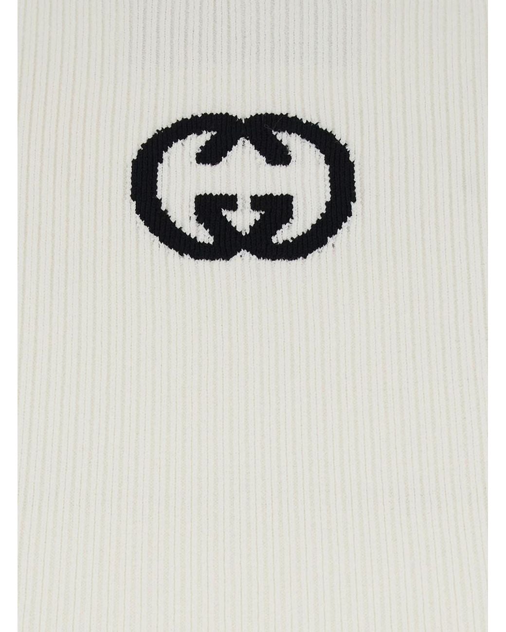 Gucci Gray Sleeveless Top Viscose Blend Tops