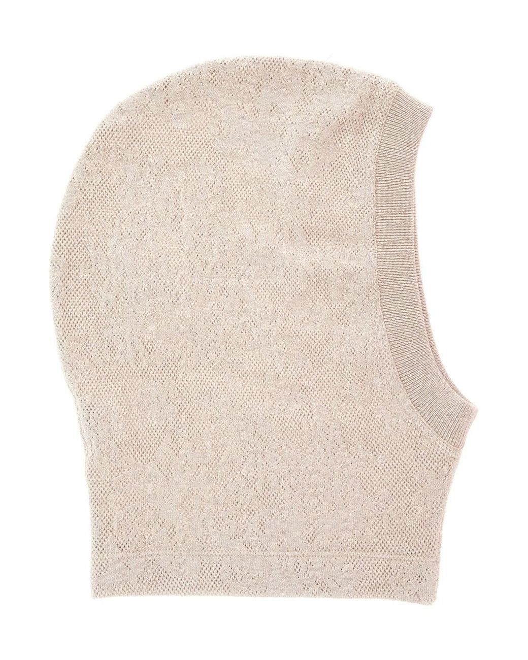Brunello Cucinelli Natural Brunello Cucinelli Mg963B2Y09 Wool Blend Balaclava