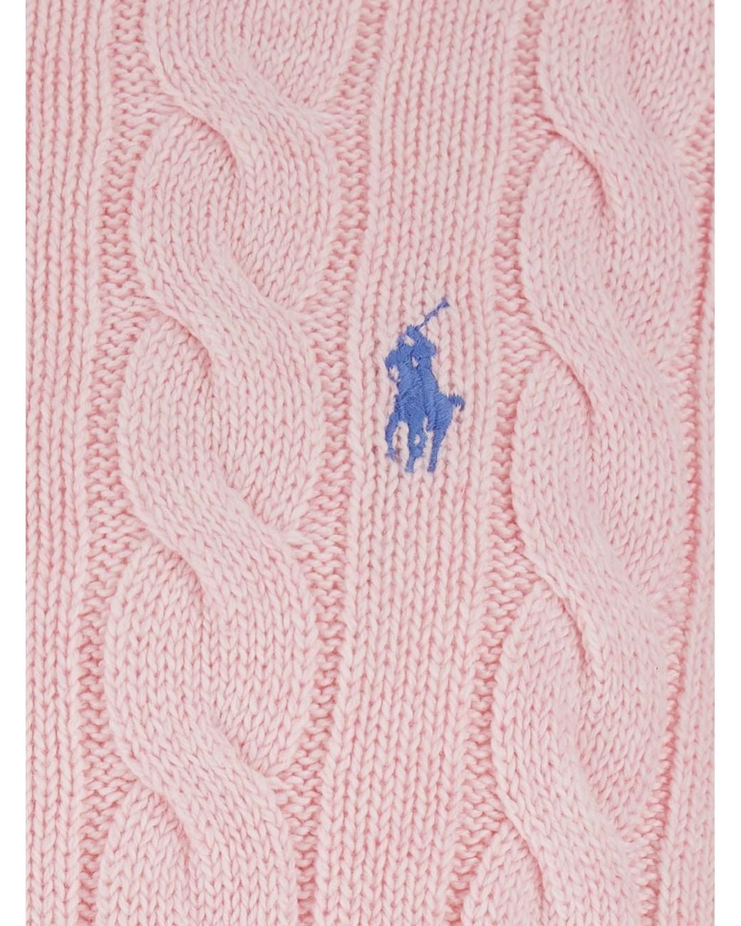 Polo Ralph Lauren Pink Crew Neck Sweater for men