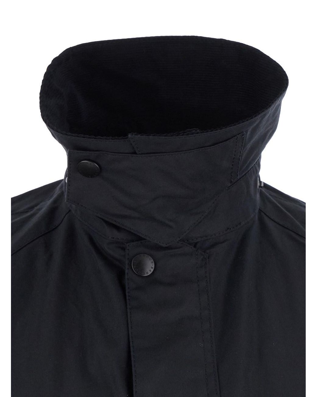 Barbour Blue Waxed Jacket Ashby Coat for men