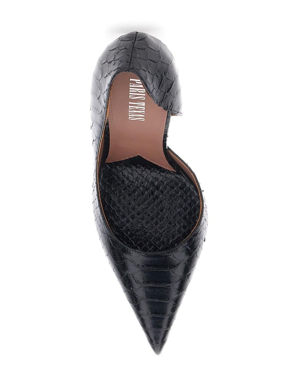 Paris Texas Black Vera Pointed-Toe Pumps