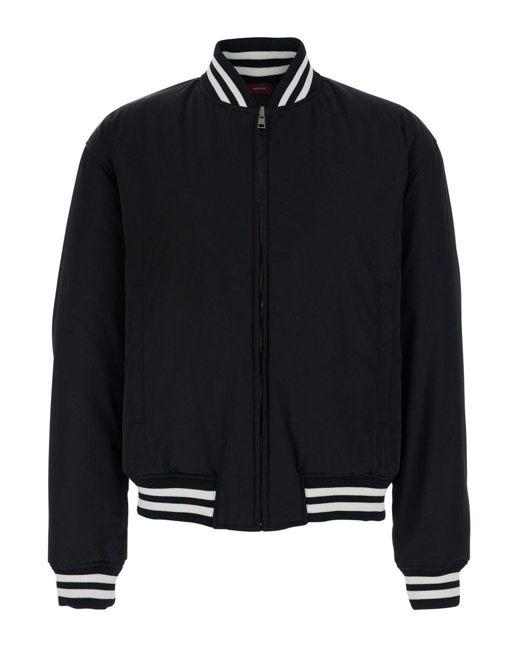 Gucci Black Reversible Jacket Tech Fabric Polyester Coat for men