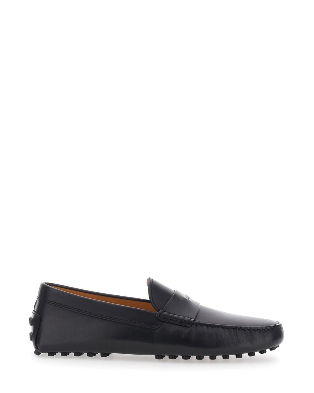 Tod's Black Logo Loafers for men