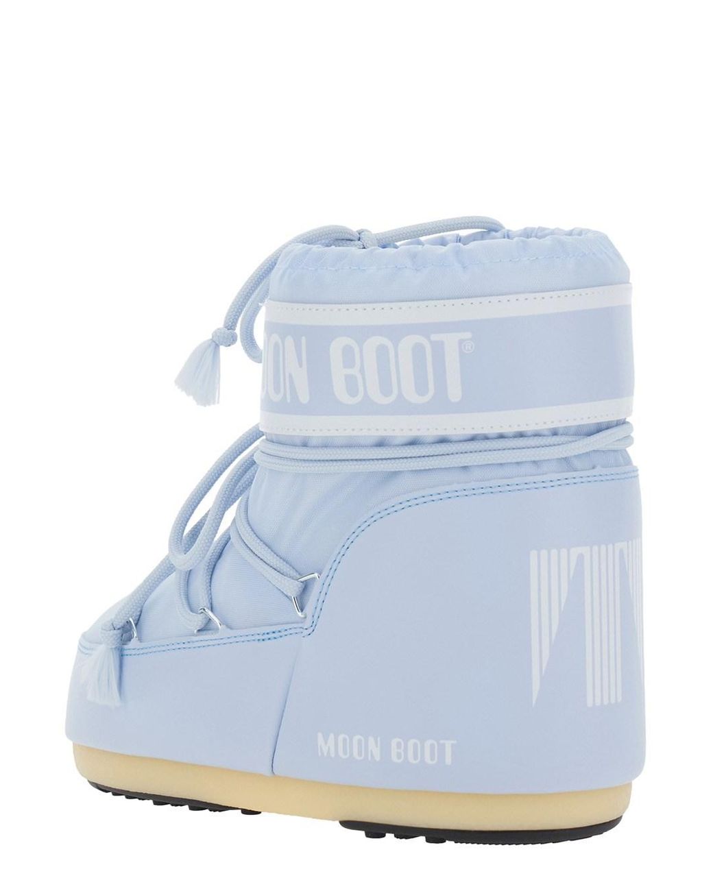 Moon Boot Blue Ankle Boots Icon Low Nylon Polyamide