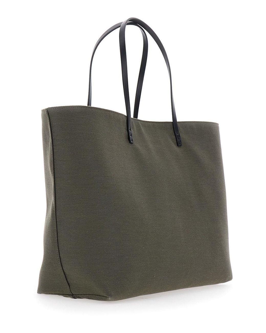 Borsa Shopping Con Logo Lettering E Numerico Sul Fronte di Fendi in Black da Uomo