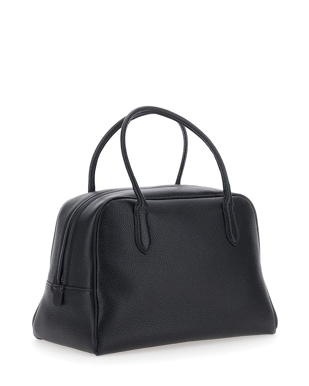 NOTHING WRITTEN Black 'Kate' Handbag With Two Top Handles