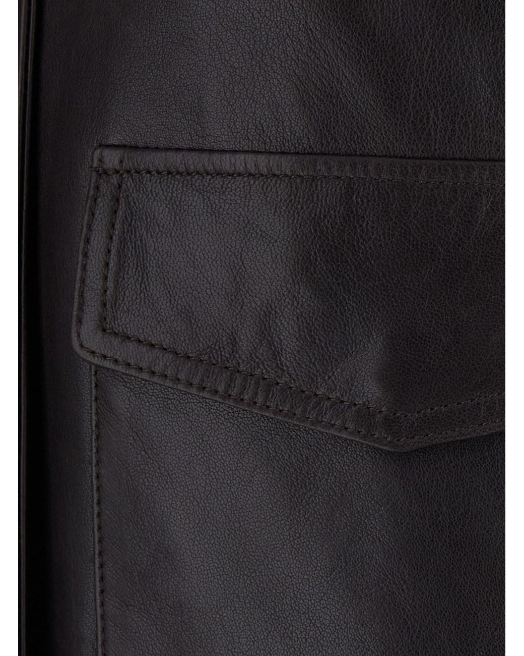 Arma Black 'Astra' Jacket With Classic Collar And Elasticated Waist In