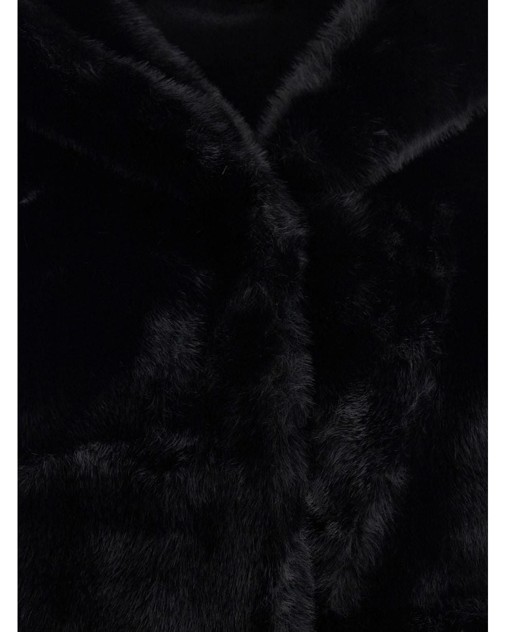 GIOVANNI PARIS Black Capes With High Collar And Front Closure