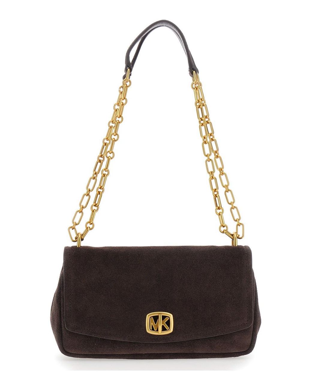 MICHAEL Michael Kors Brown Crossbody Bag With Chain And Logo